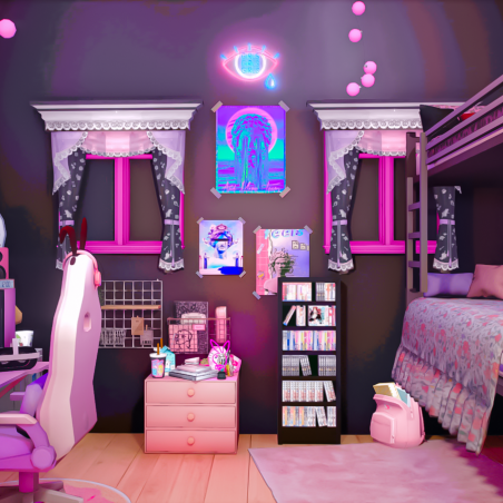 E-girl Bedroom Photo Room